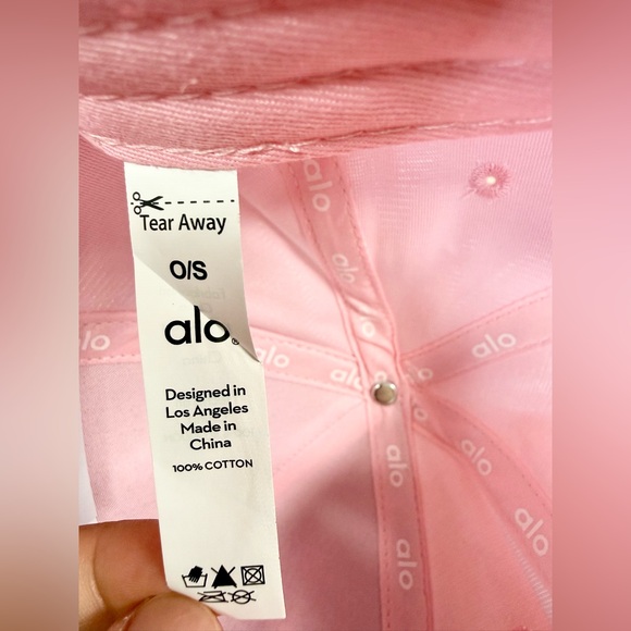 Alo Yoga Pink Baseball Cap - Picture 4 of 4